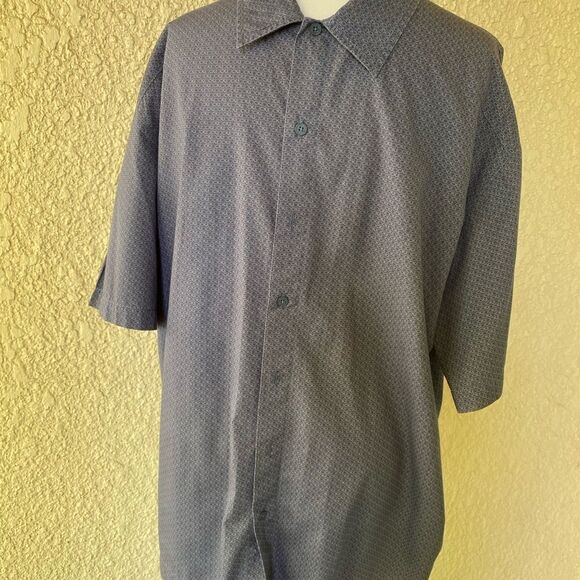 Calvin Klein Men's Monogram Logo Print Short Sleeve Gray Large‎ - Picture 3 of 6